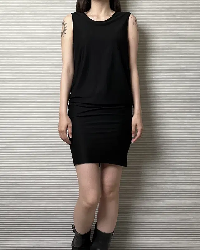 헬무트랭 미니 원피스 helmut lang draping dress