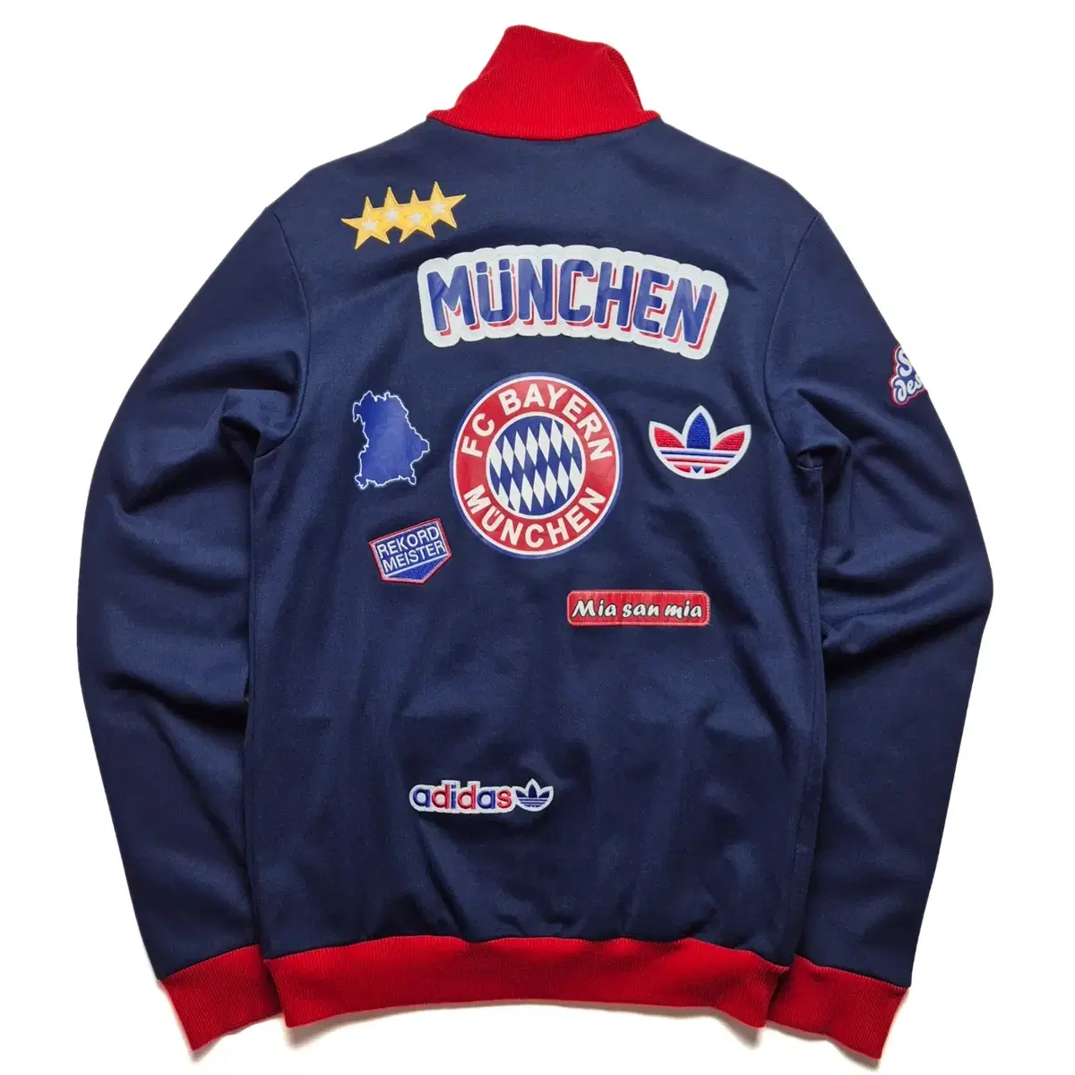 [95] Adidas Bayern Munich Patch Track Top Jersey