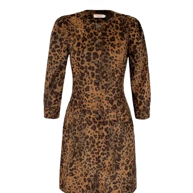 루루서울 레오파드 미니 원피스 leopard mini dress