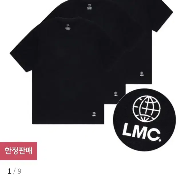 LMC 엘엠씨 반팔 반팔티 반팔티셔츠 티셔츠 블랙