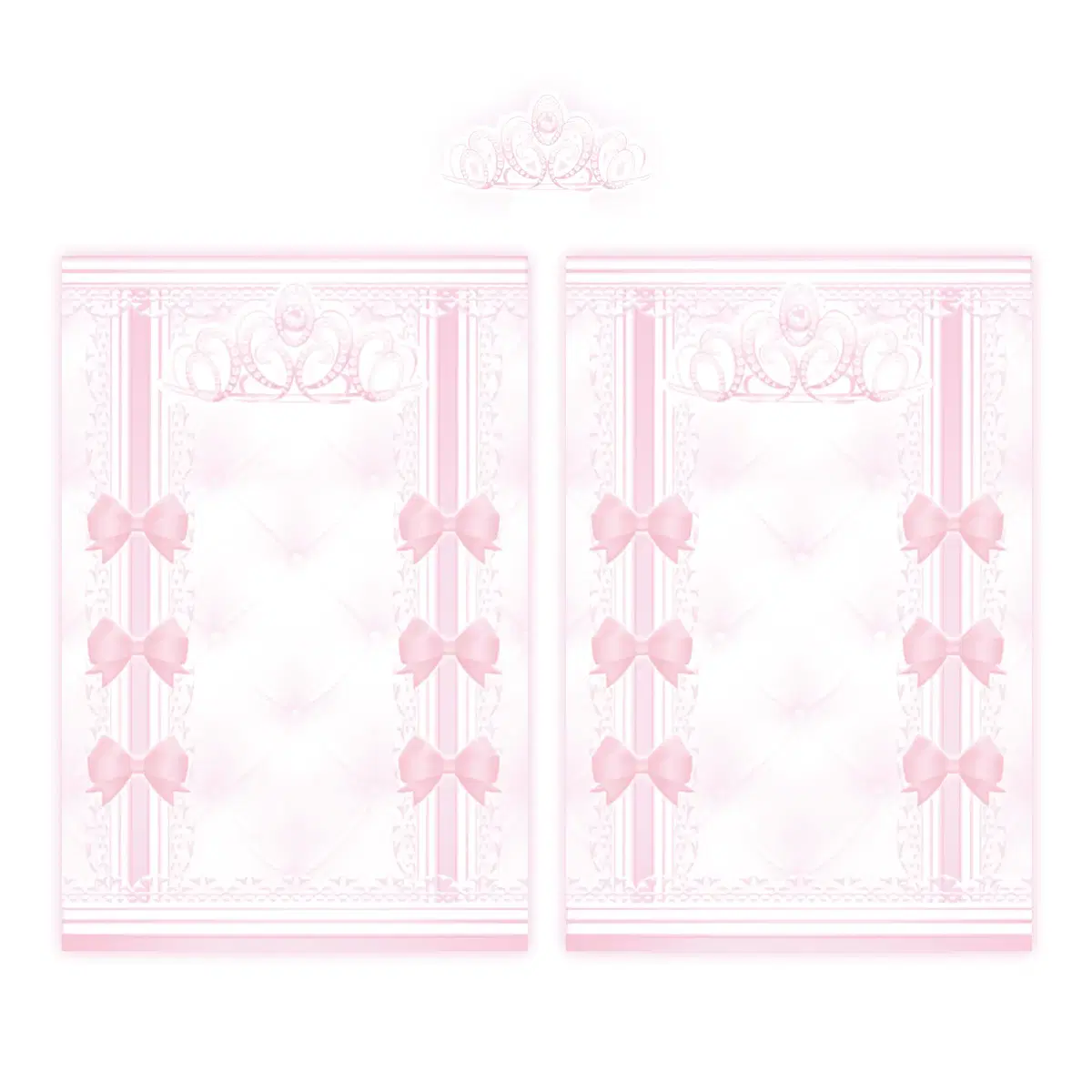 T-ara Ribbon Pink One-sided binder Earth