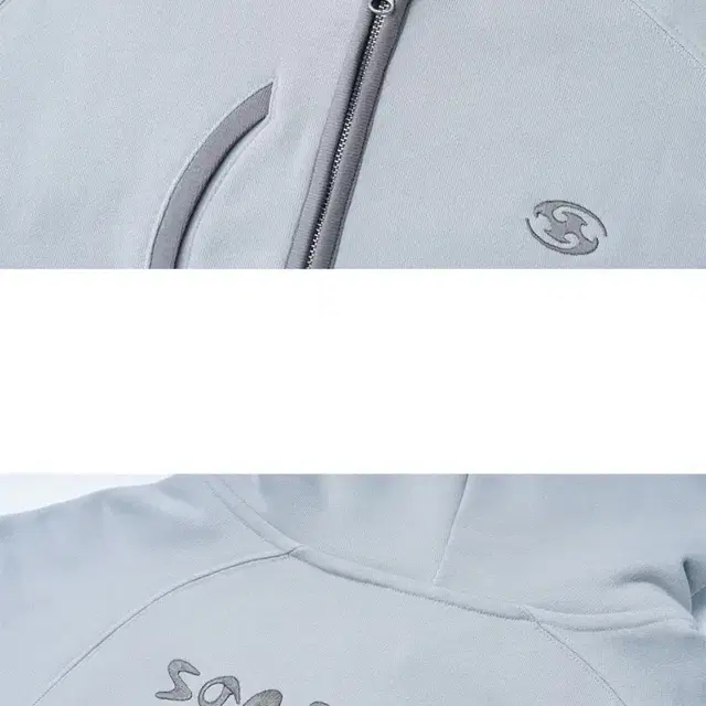 산산기어 후드집업 Sansan Gear Hoodie Zip-Up Grey