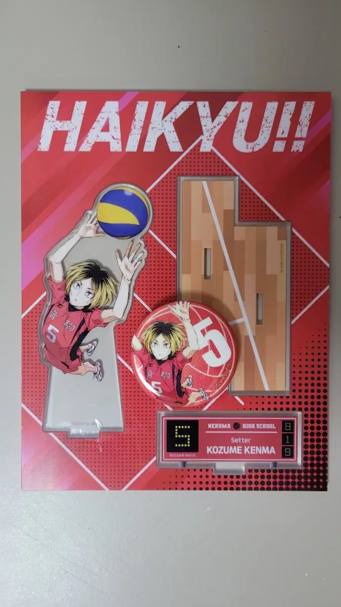 Haikyuu pop up acrylic/canbadge fanmae