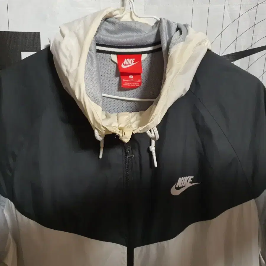 나이키 러닝 런닝 105 빈티지 중고 목주변오염 후드 후디 nike xl