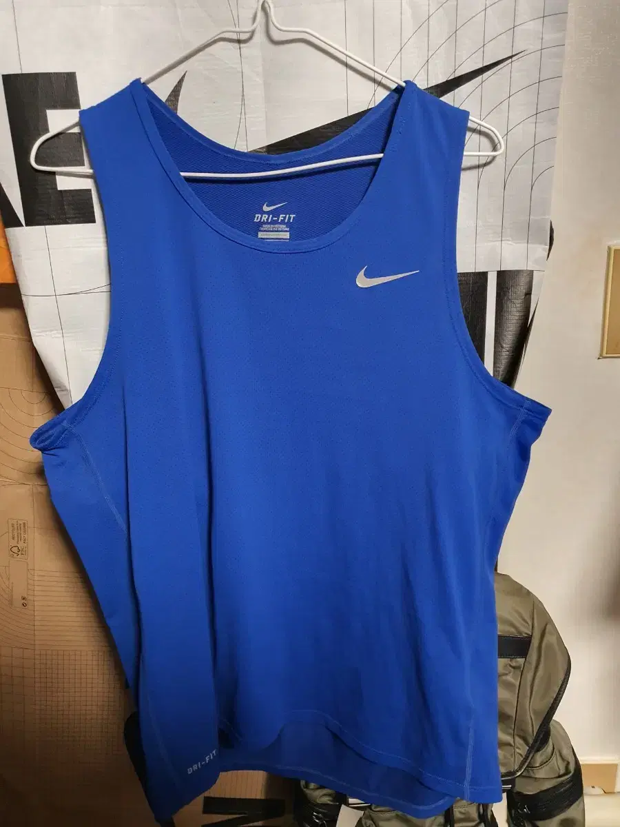 nike L 100 Dryfit Nash Sleeveless Basketball Workout Fitness Running Running