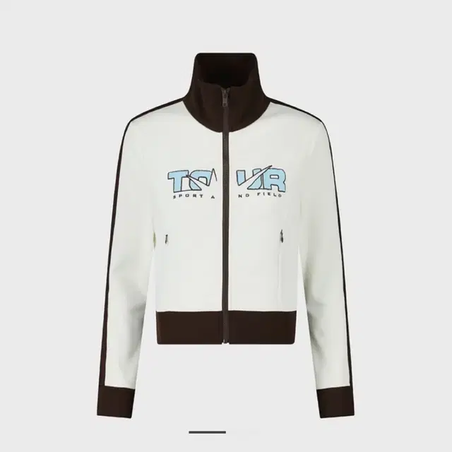 [카리나 착용] 썬러브 w tour track jacket ivory