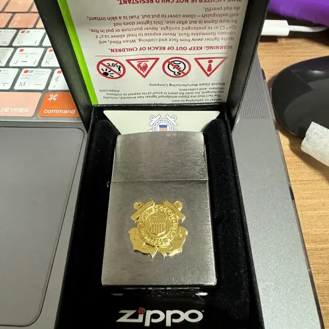 [정품] zippo coastguard (미 해안경비대) 라이터