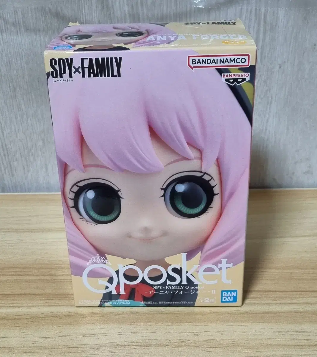 [Unsealed]SPY FAMILY Q-POSKET ANNA Figure B Color