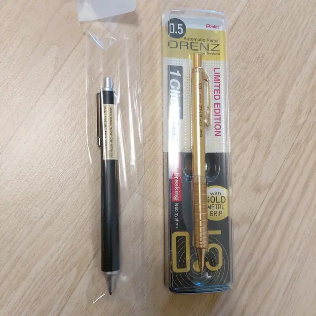 펜텔 오렌즈 메탈 그립 골드 샤프 pentel orenz