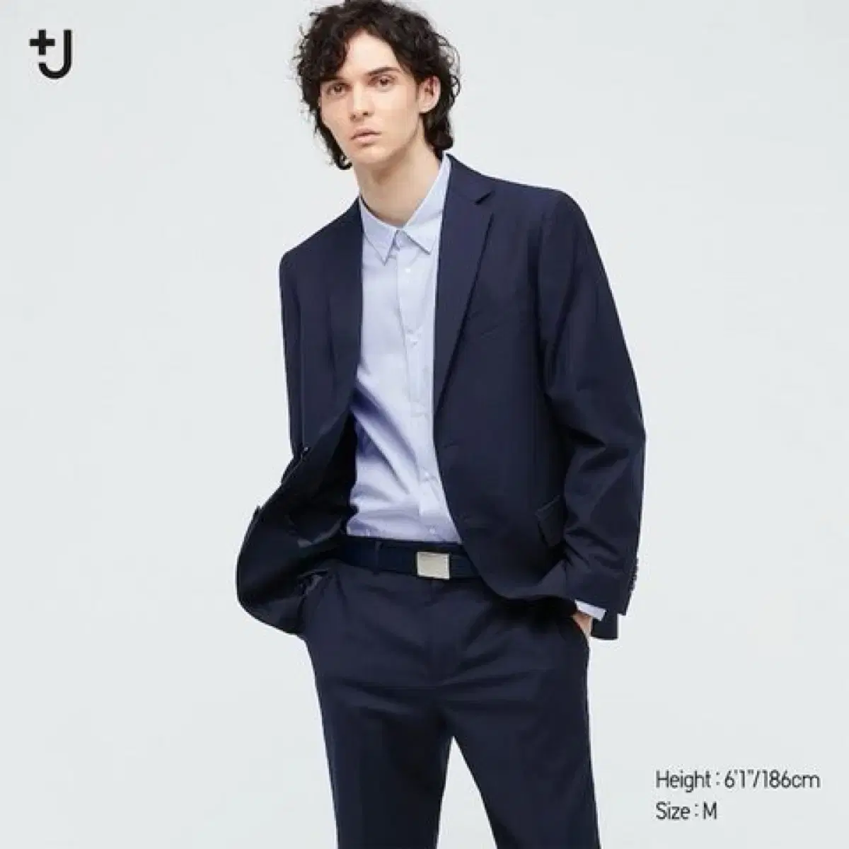 Uniqlo Jil Sander Tailored set-up black topL bottoms79