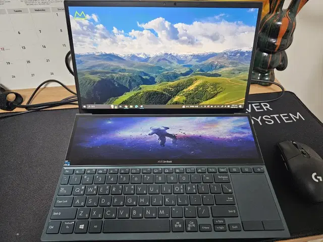 젠북 듀오 14 UX482EA  i7 16GB RAM 1TB SSD