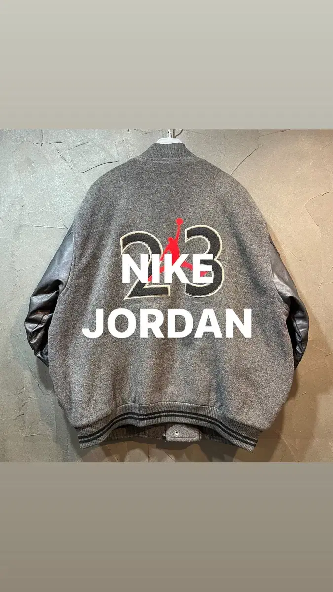 [XL] NIKE JORDAN 나이키 조던 가죽 바시티