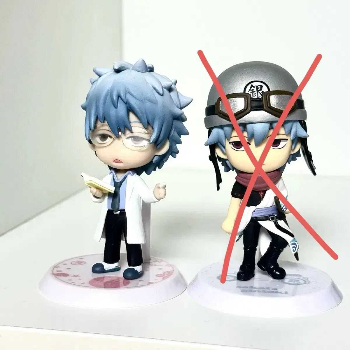 Gintama Ginpachi Gintoki Helmet Chibikyung Figure