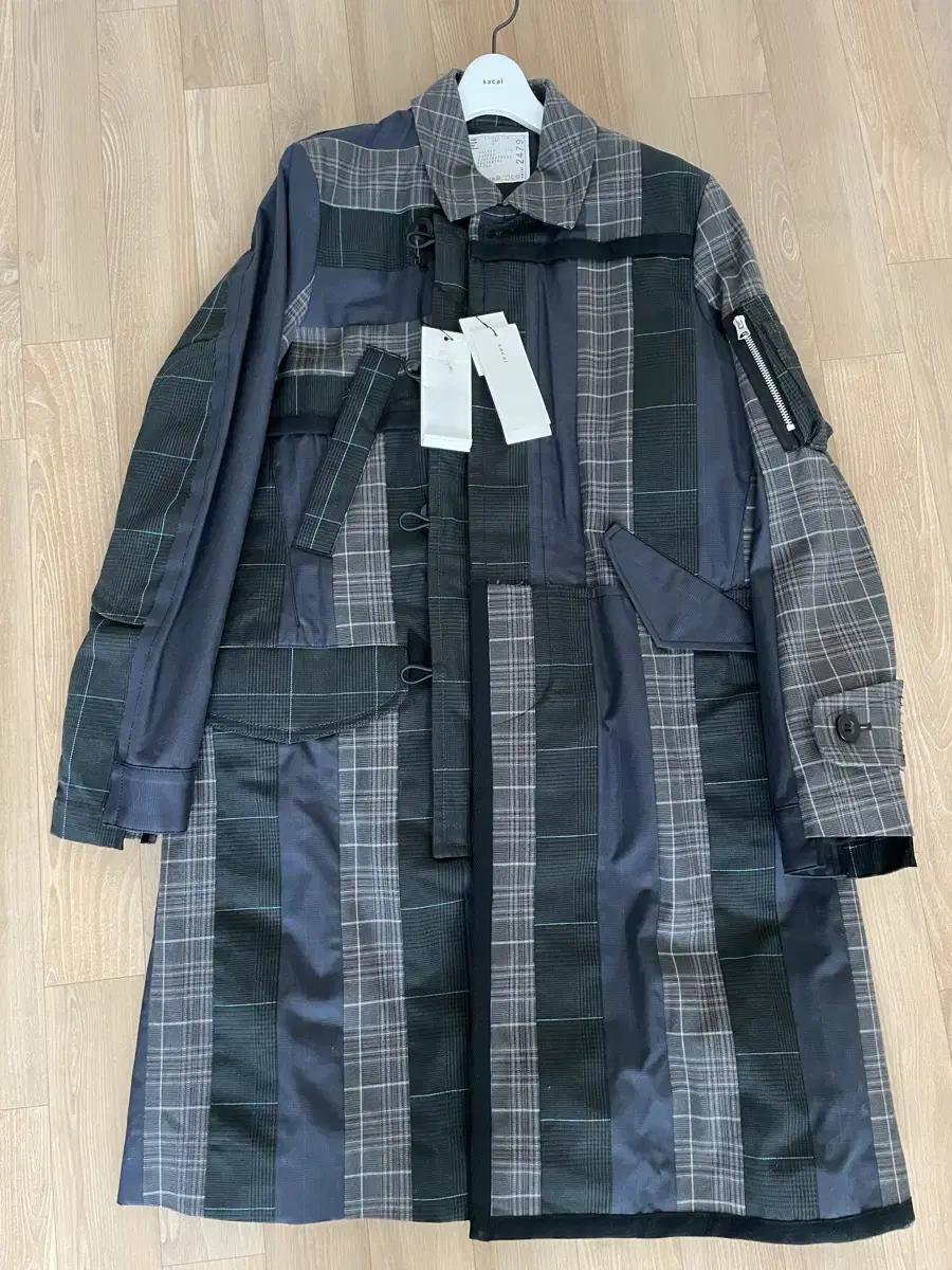 SACAI SACAI Patchwork coat