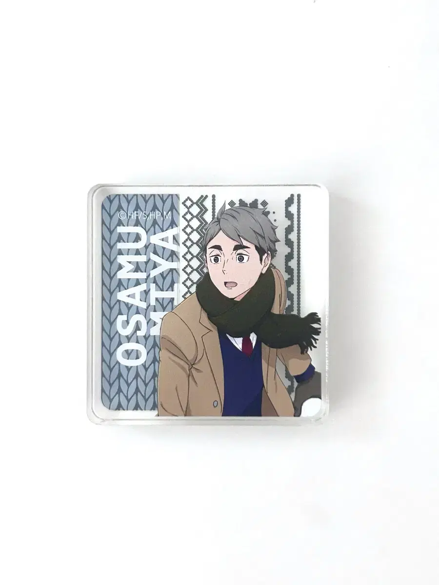 Haikyuu Osamu Snowball Fight Mini acrylic Block