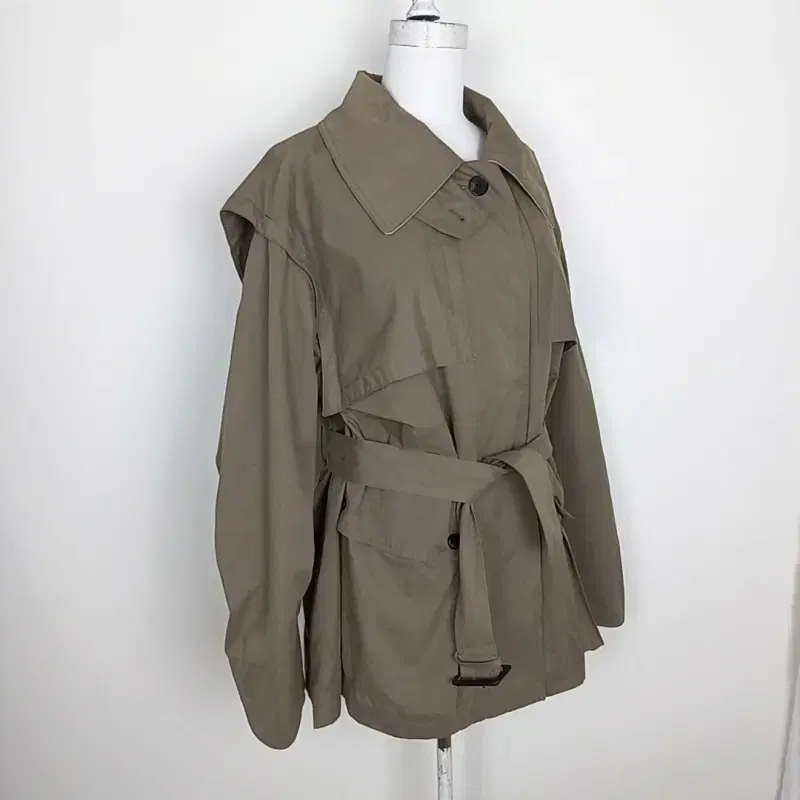 System/22 years trench coat short jacket women's 55 S 85/raden