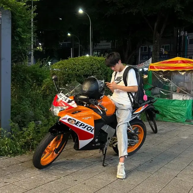 CBR125 랩솔 15년식  개인매물 대차O