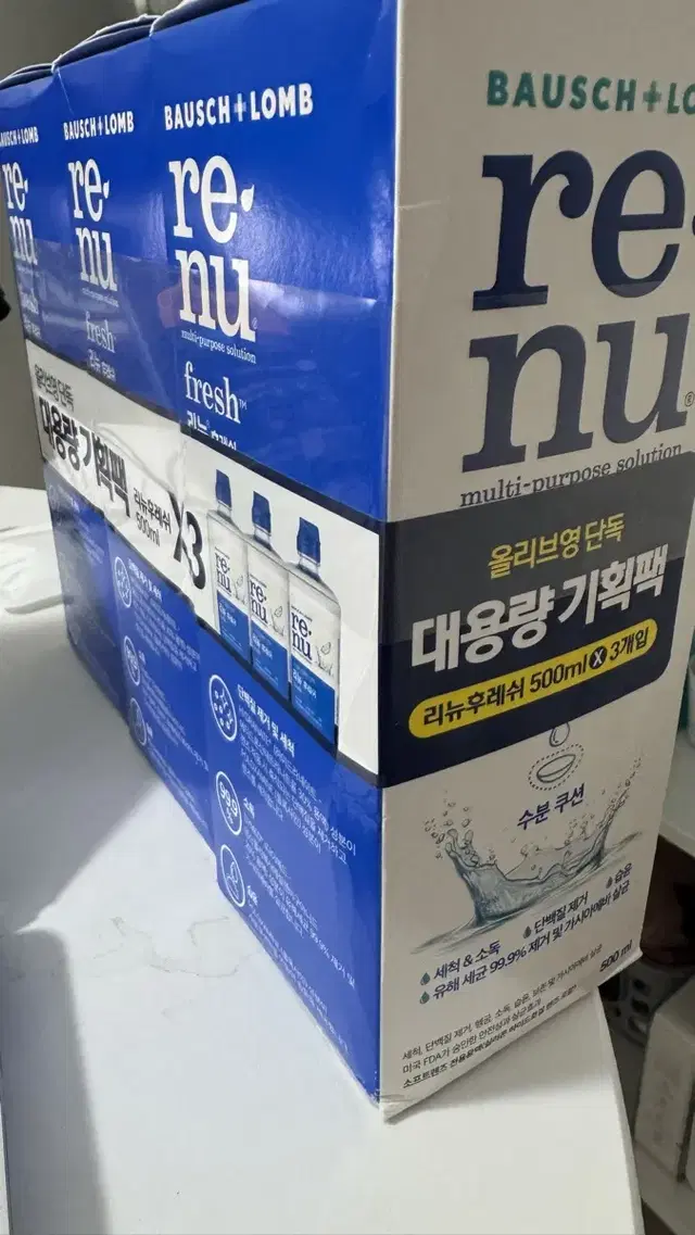 [새상품]바슈롬 리뉴후레쉬 500ml