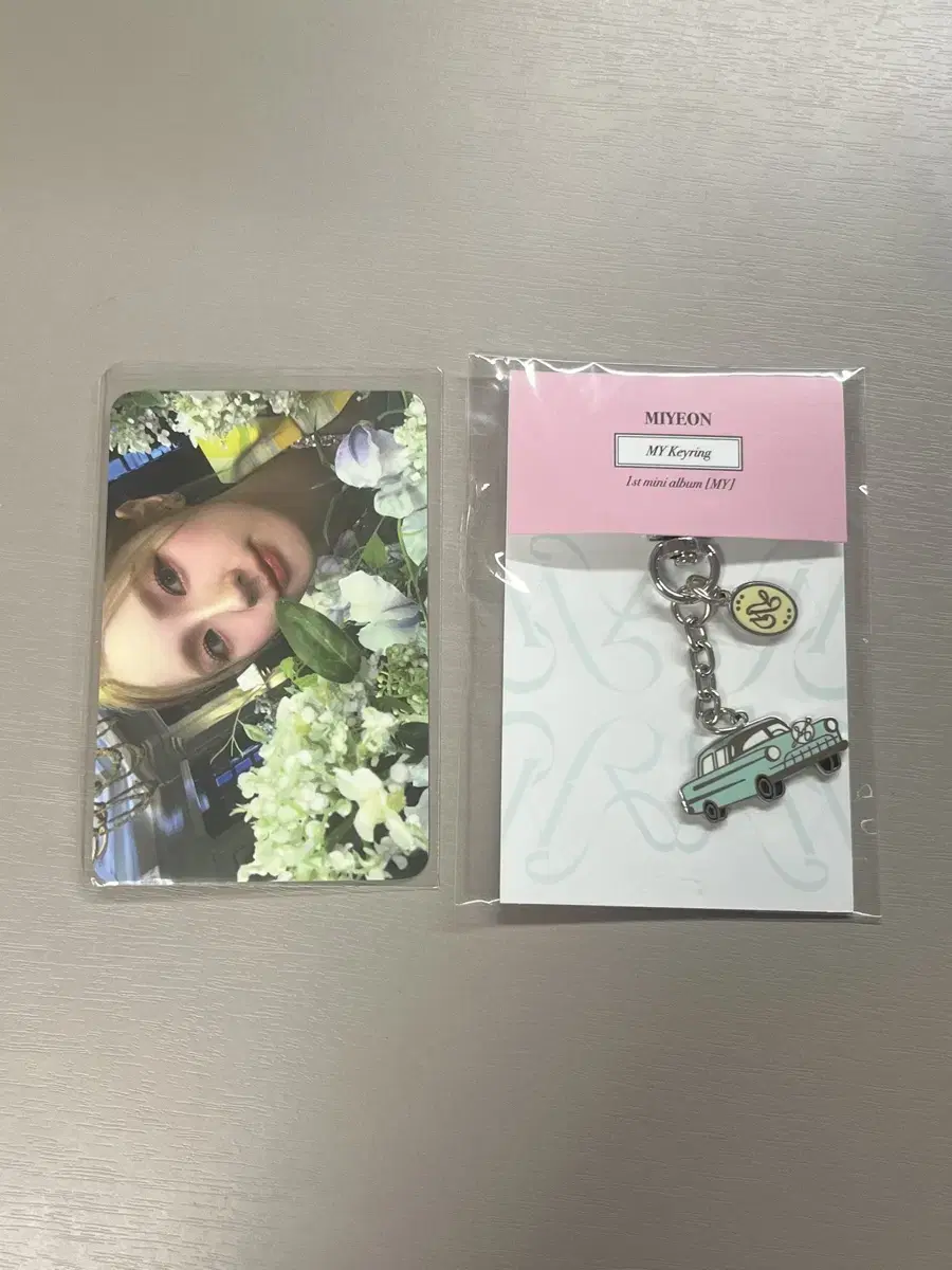 These miyeon MY Drive keyring photocard wts