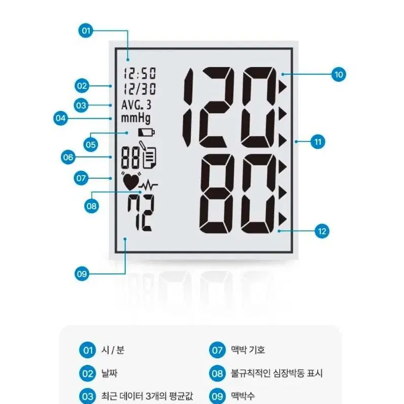 하트첵 손목형 혈압계