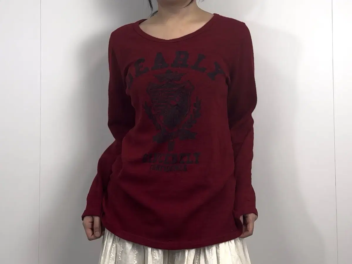 JPN Red Punk Knit Long Sleeve