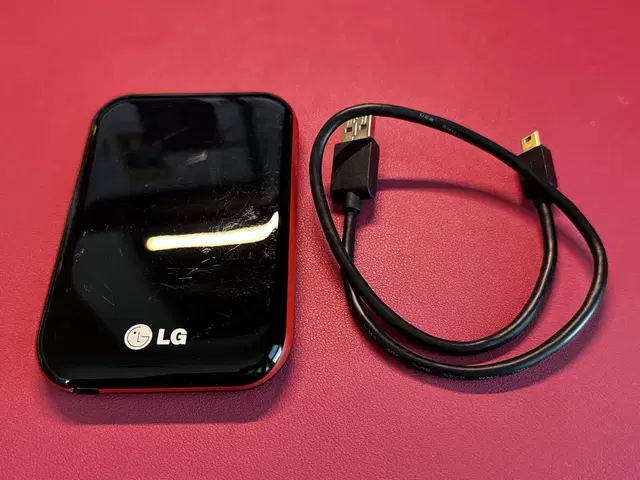 LG 외장하드 hdd 320gb