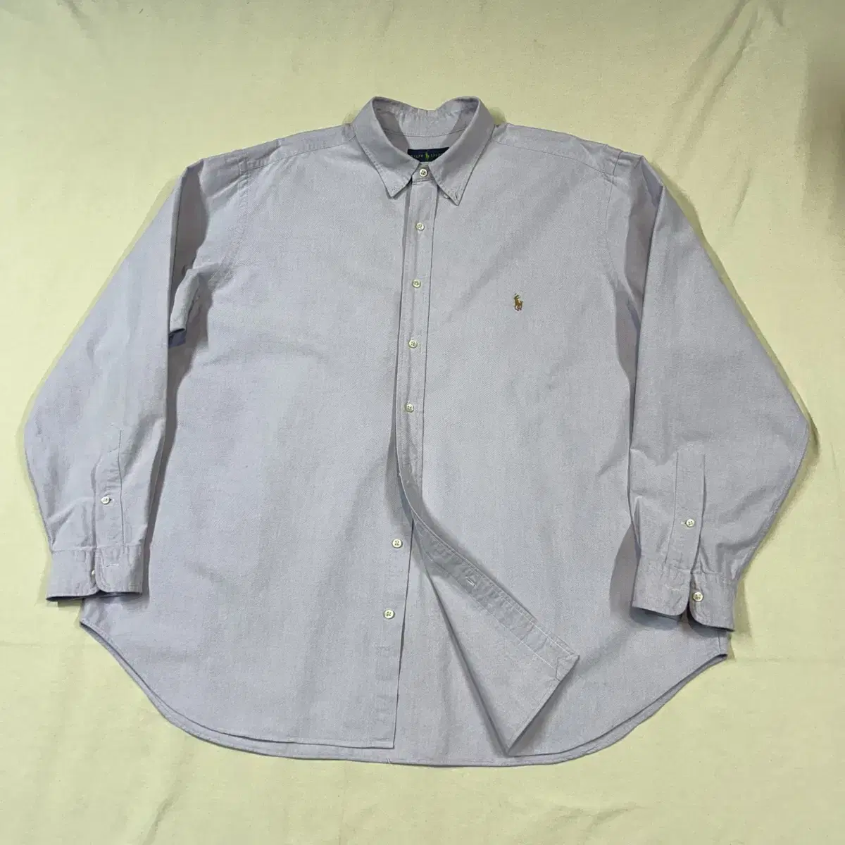 XXL) Polo Ralph Lauren Mauve Solid Oxford Shirt