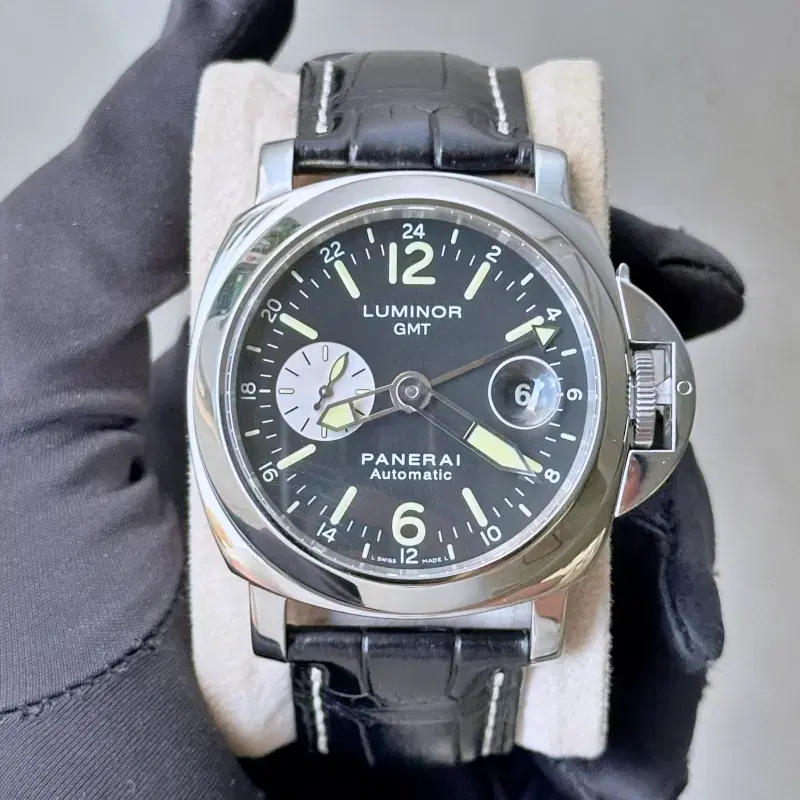 파네라이 루미노르 GMT 오토매틱 44mm 스틸