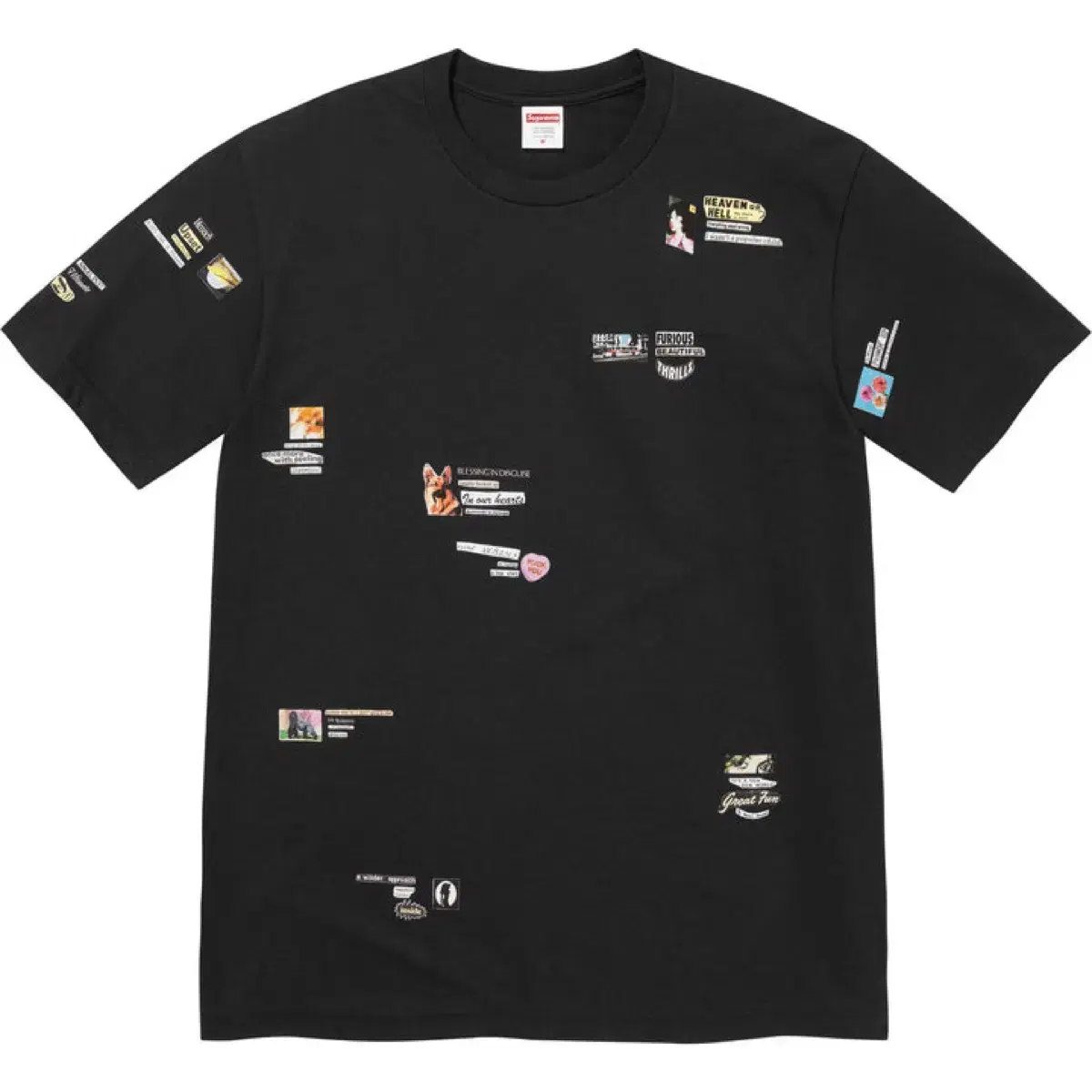 Supreme Upset T-Shirt Black - 24FW