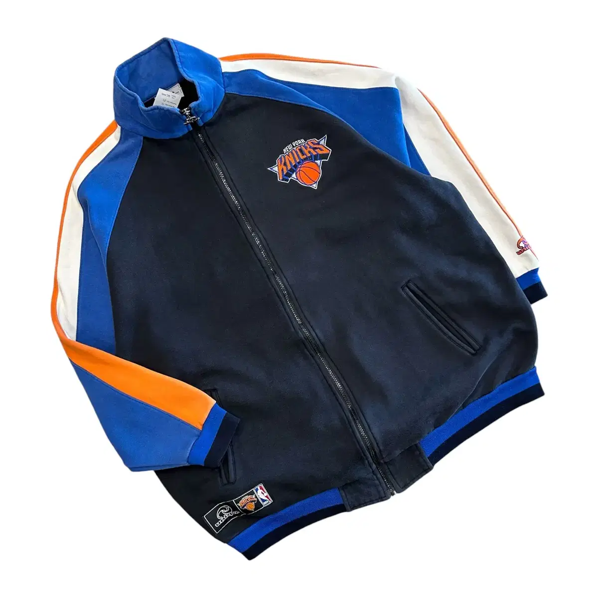 [XL] UNIQUE Big Logo KNICKS Sweat Zip Up Jacket