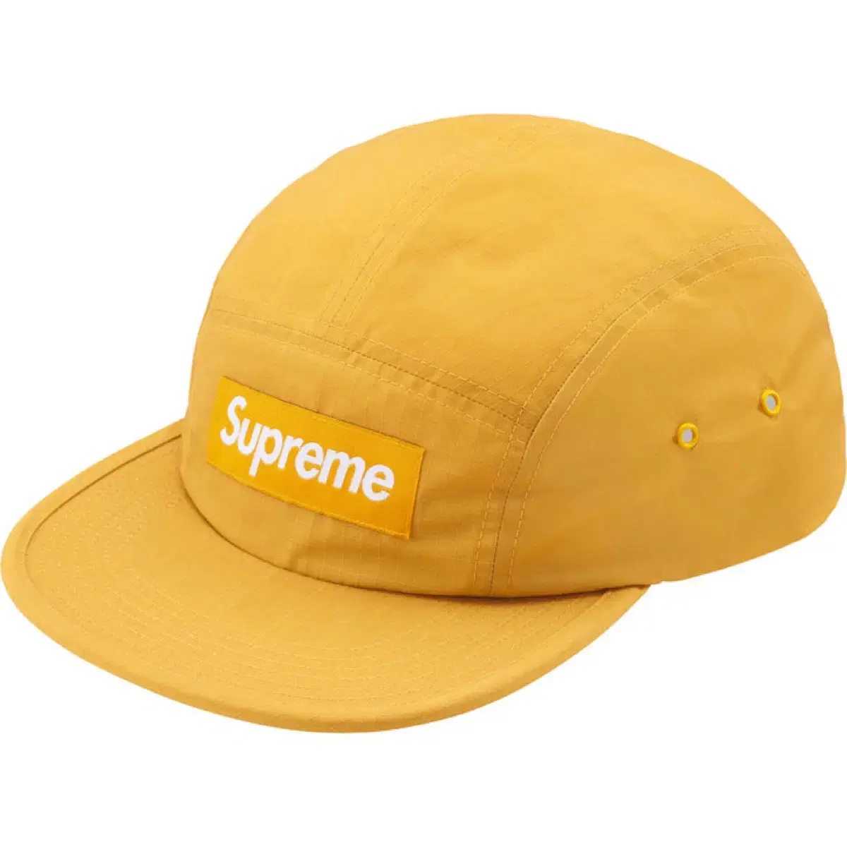 Supreme Waxed Ripstop Camp Cap Yellow