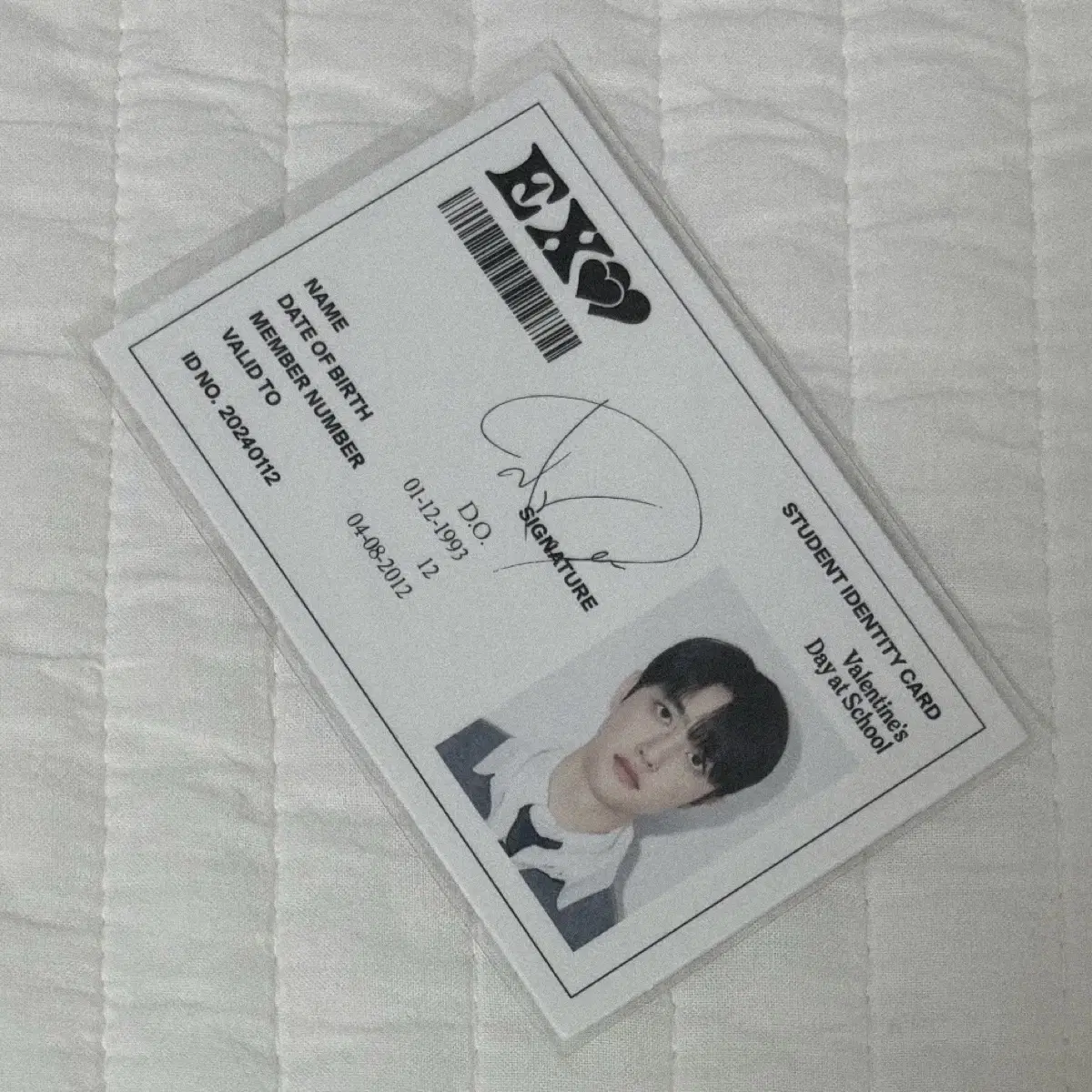 <판매완료>EXO exo d.o. do kyungsoo 2024 season's greetings ID kard