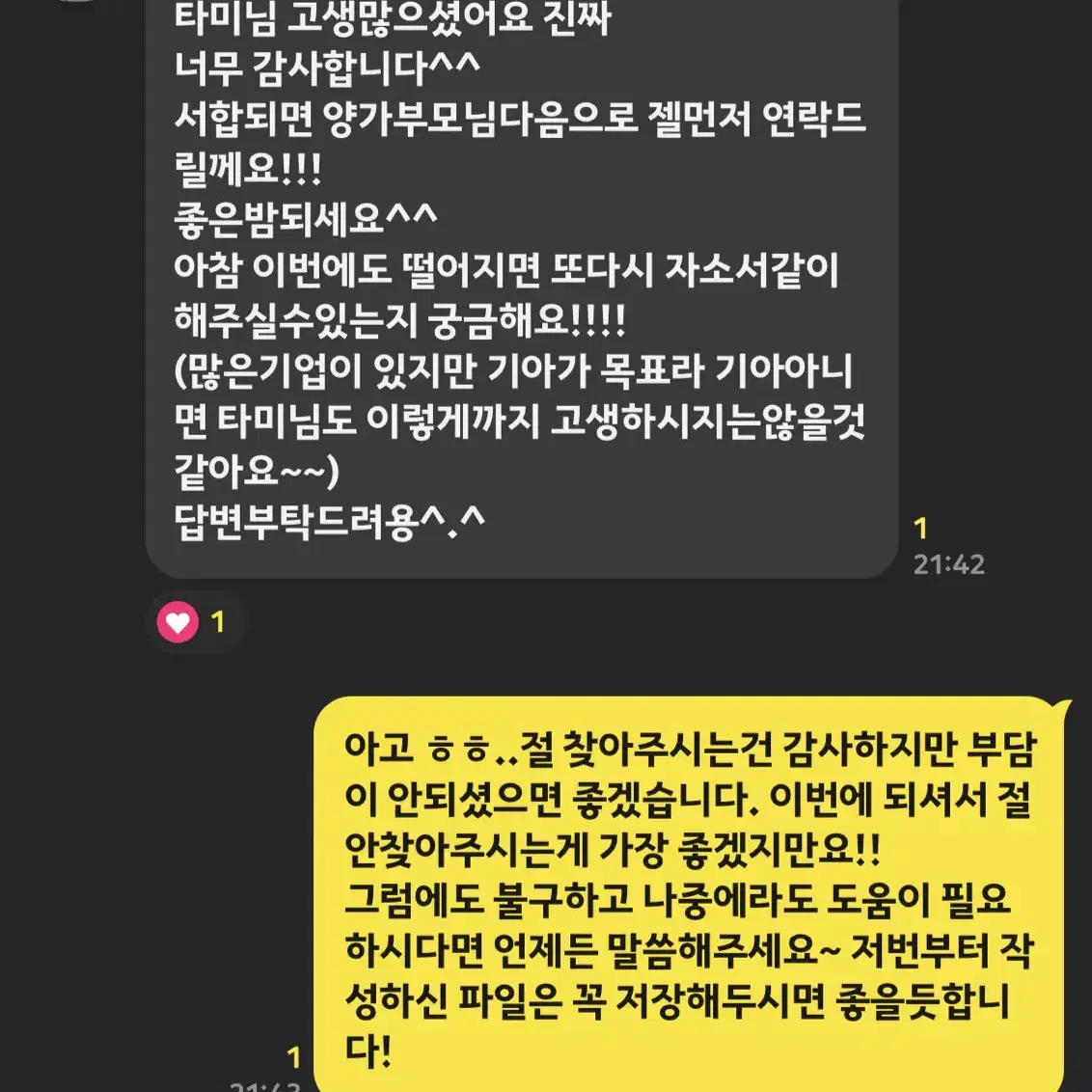 자소서 첨삭/대필!! (합격률 높음)