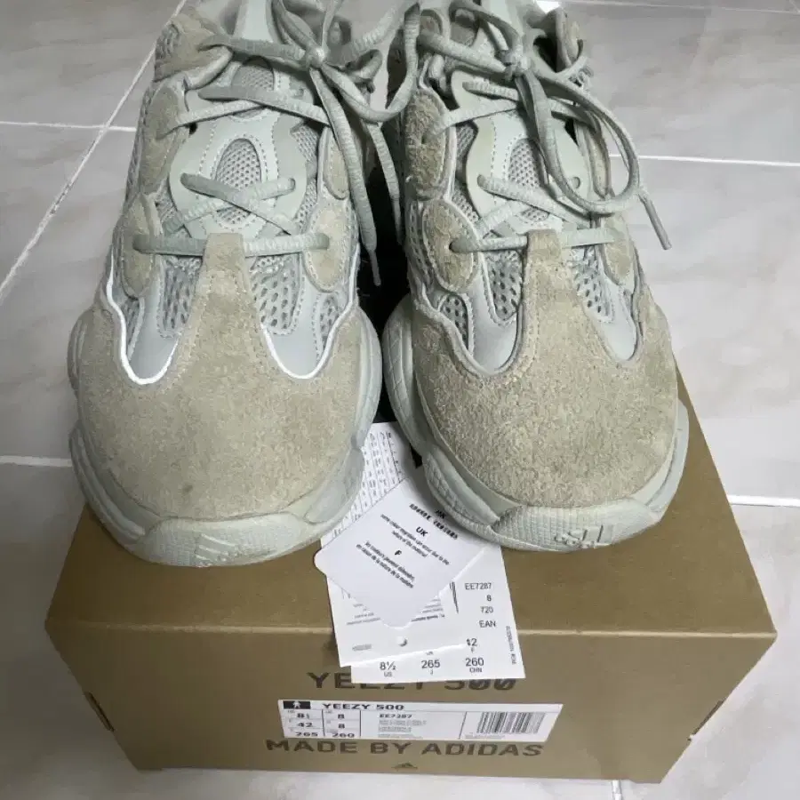 이지 500 솔트 yeezy 500 salt 265 팝니다