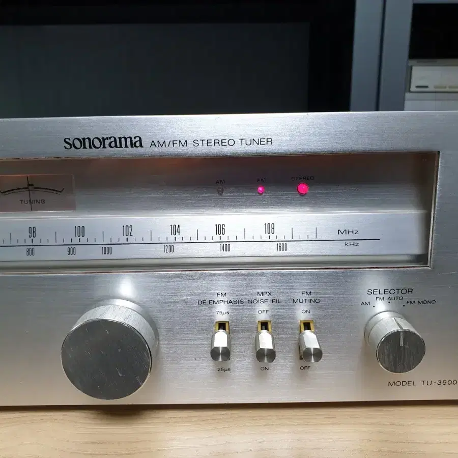 삼성 소노라마 스테레오 튜너 TU-3500