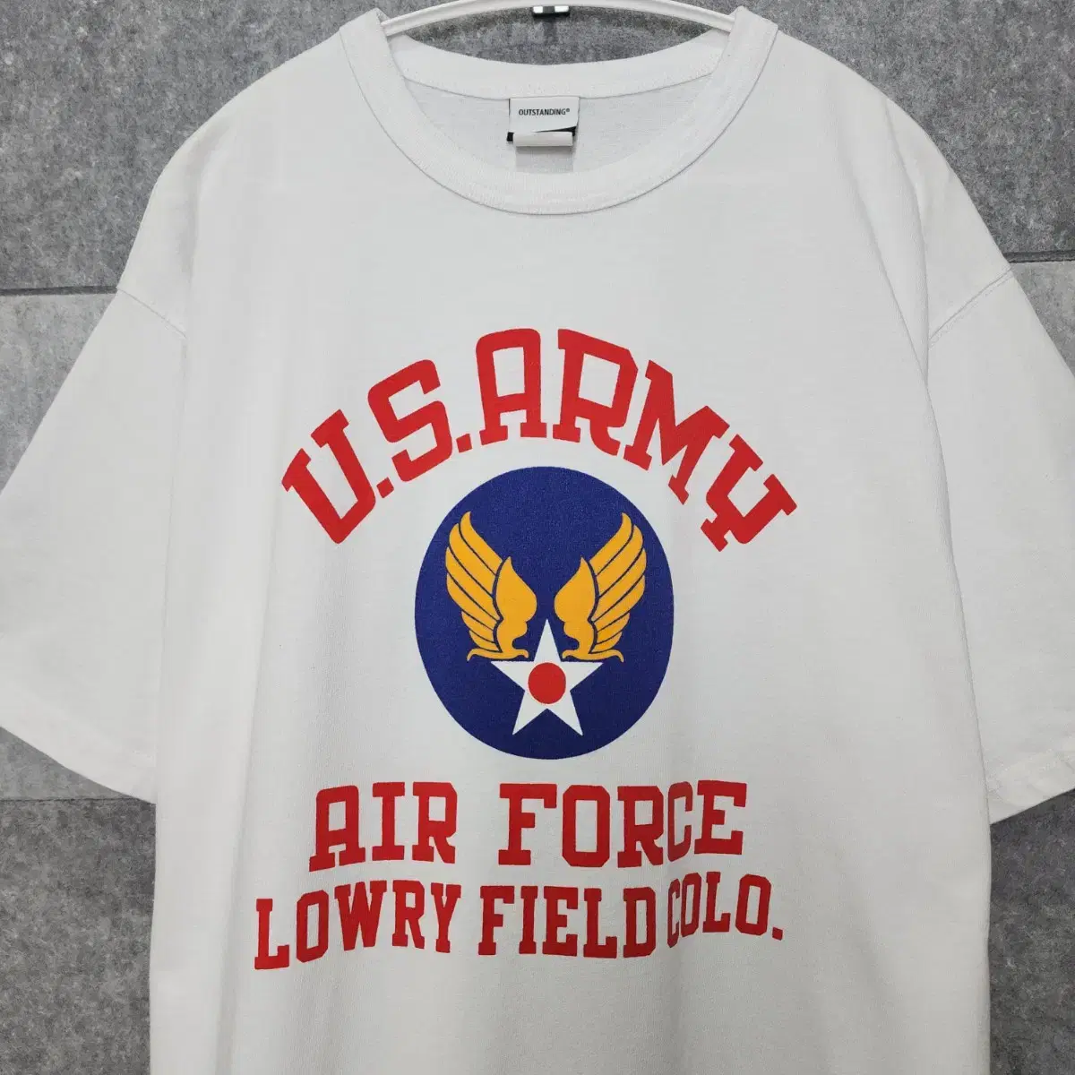 아웃스탠딩 US ARMY 남성 반팔티 (사이즈 M/95~100)