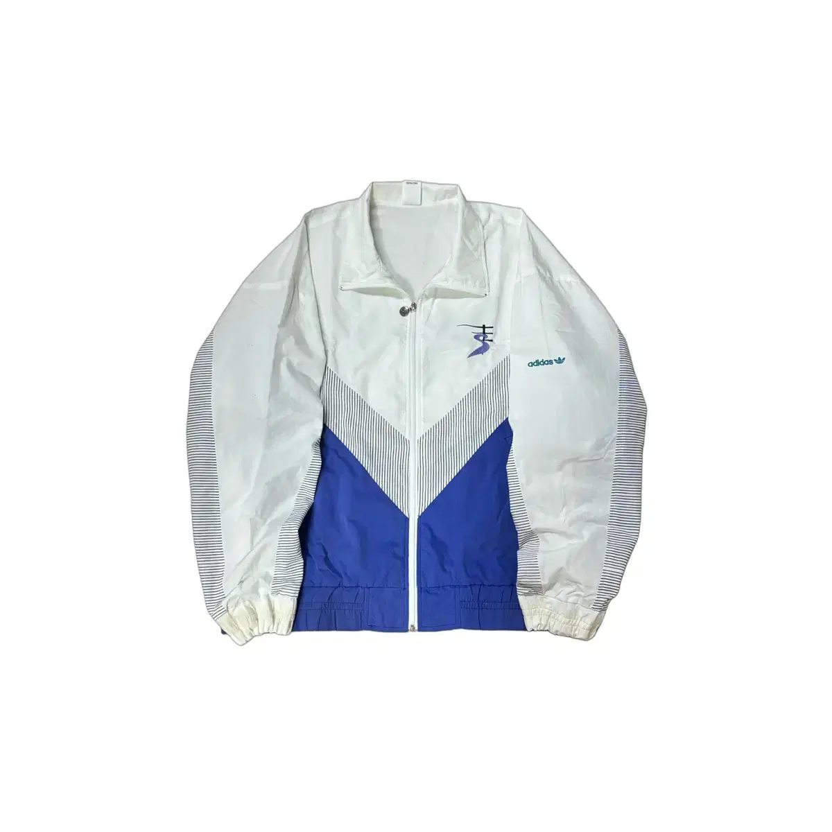 Adidas Old School Backlogo Windbreaker Jacket White