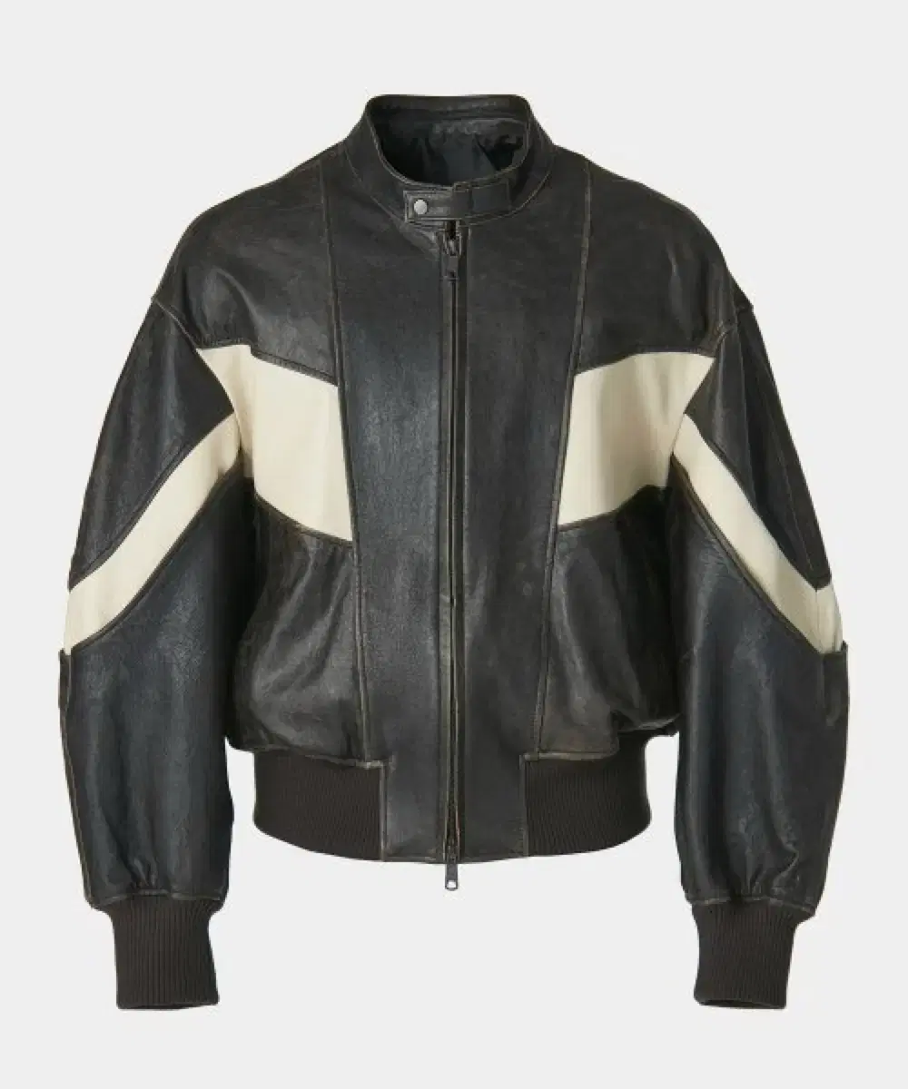 Coors Distressed Mixed Leather Jumper M for sale.