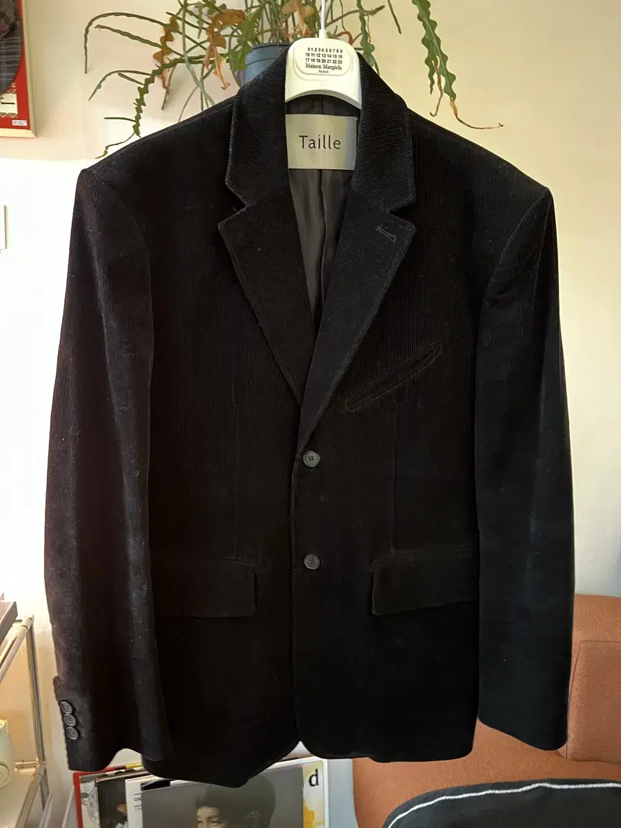 Taille corduroy blazer