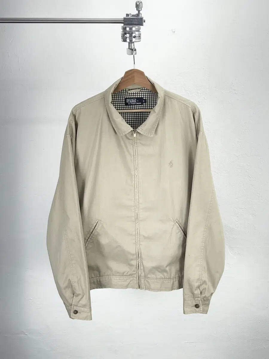 Polo Ralph Lauren Beige Ivory Pony Swing Top Jacket