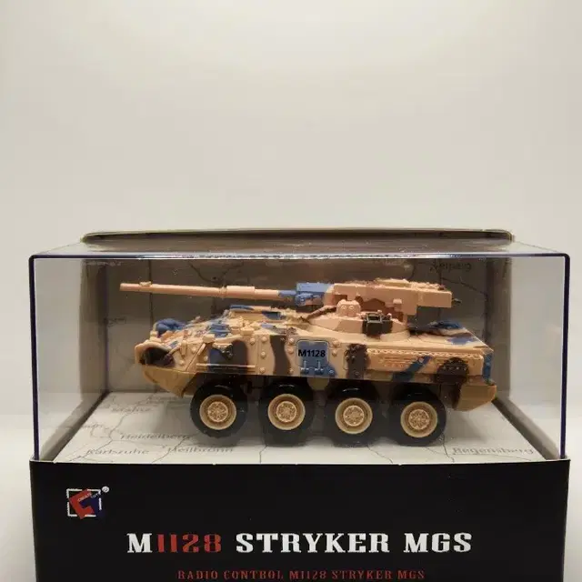 [새상품/선물] RC 미니 탱크 M1128 무선 원격 조종 1:72