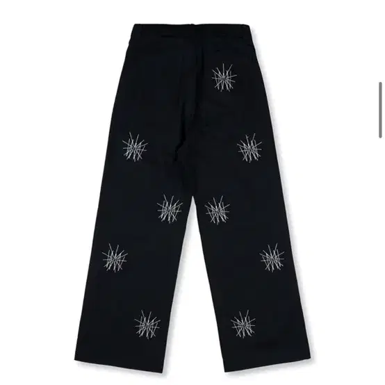 노이커먼 UNISEX EMBROIDERED PANTS NY S