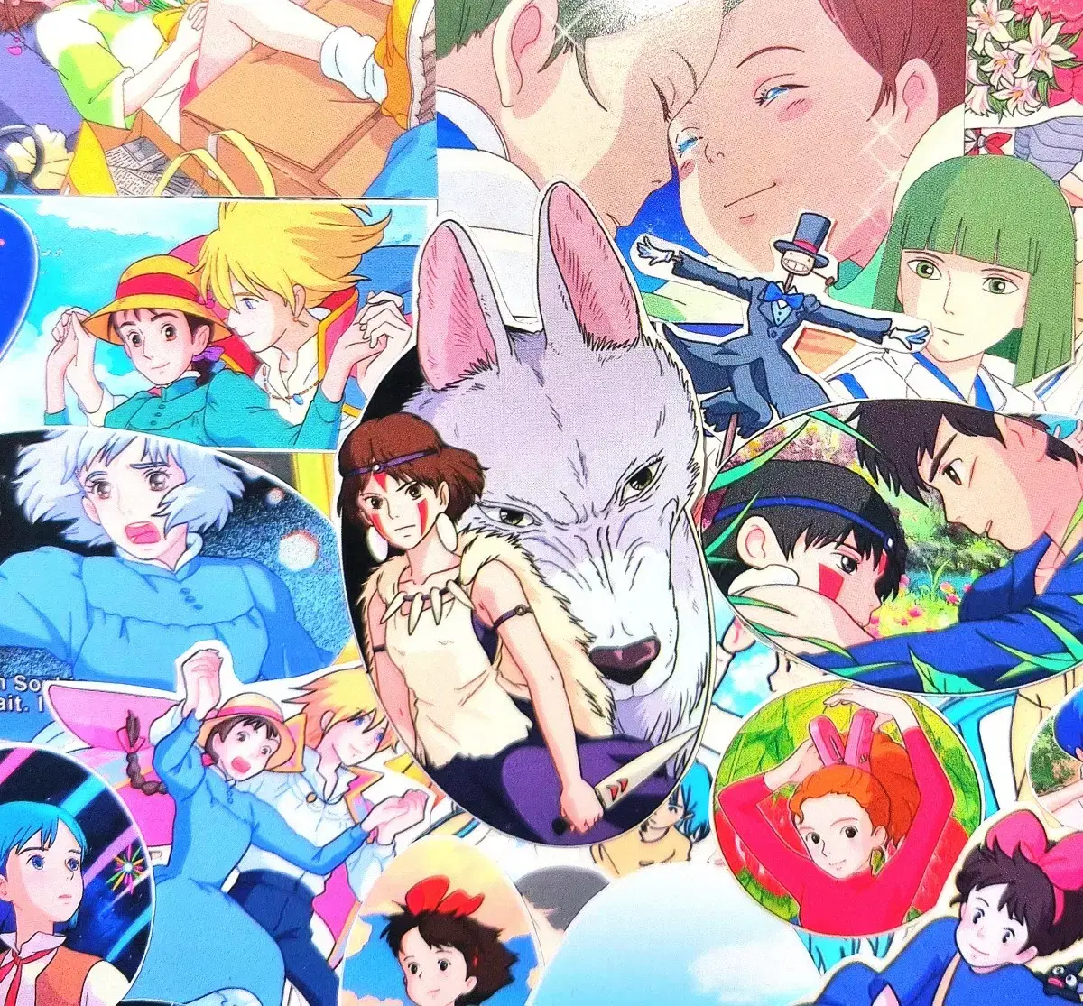 (Event ongoing) Super high quality Ghibli die-cut anime stickers - Howl's Moving Castle, Kiki's Delivery Service