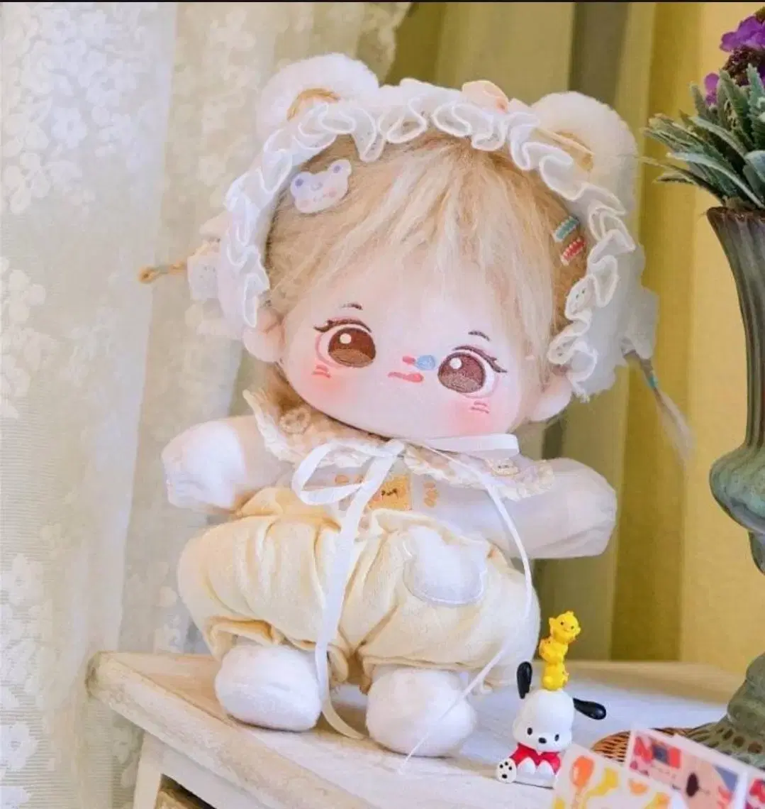 20cm Cotton Doll Closet Milk Bear Bun Nae Nae Look wts sells