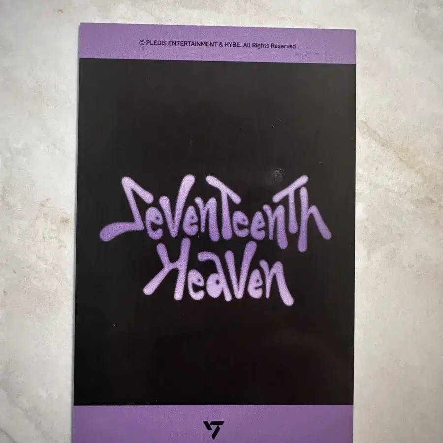 세븐틴 정한 세븐틴 헤븐 인스턴트 포카(pm10:23ver)