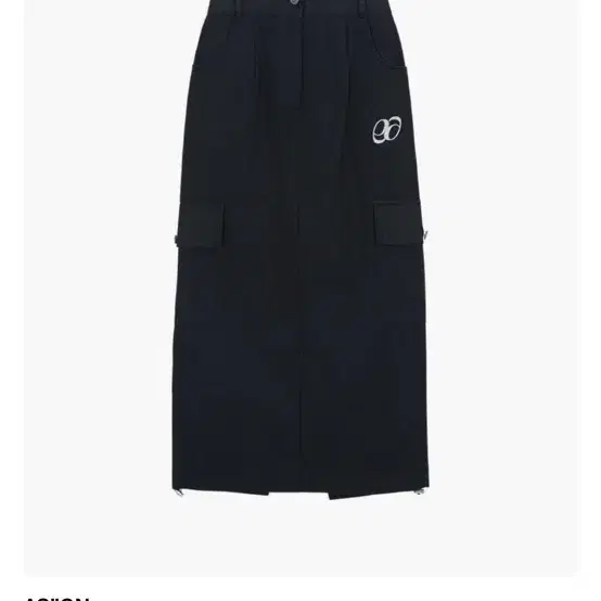 애즈온 BOW CARGO SKIRT