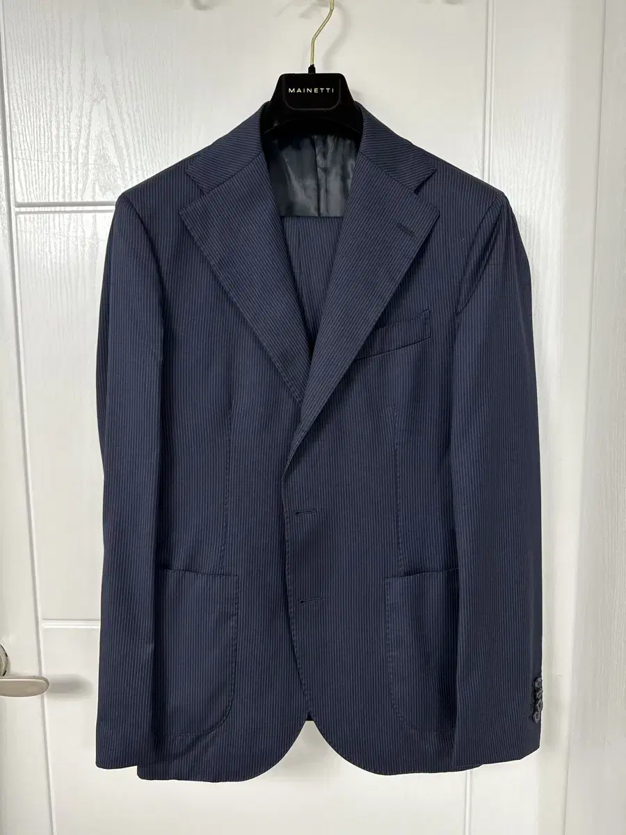 Campanella Italian Made Reda Fabric Navy Suit New for Sale