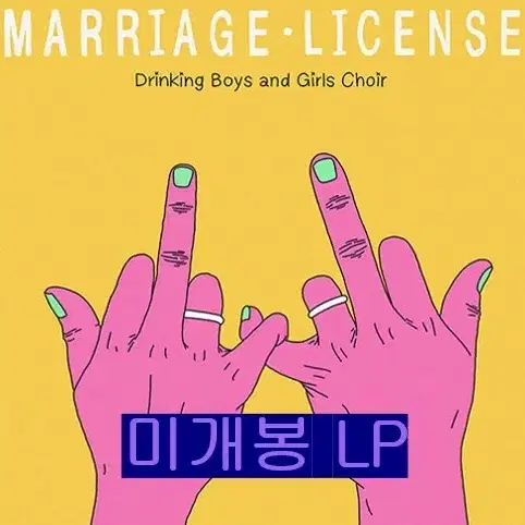 드링킹소년소녀합창단 - Marriage License (미개봉, LP)