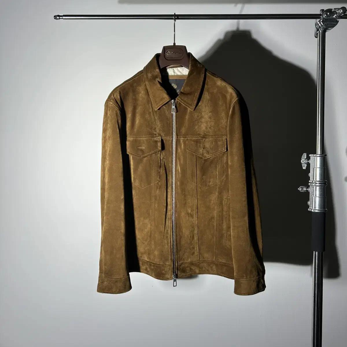 [UTC] Loro Piana Calfskin Suede and Leather New Jacket