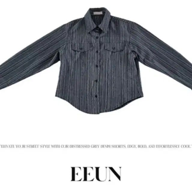 이은(EEUN) Shaman Striped Long Shirt